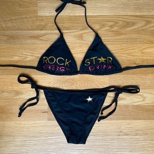 Rockstar triangle top bikini